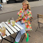 Floral Patchwork Jacket Pi-Mart
