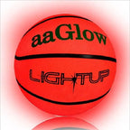 Orange Glowing No. 7 Fluorescent Basketball LED Luminous Cool Basketball Outdoor Indoor Game Training Sport Ball