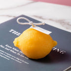 Orange Shaped Scented Candle Fruit Soy Wax Candle Smokeless Oil Aromatherapy Candle Cool Candles Shaped Candles Novelty Candle for Wedding Holiday Birthday Party Decor Aesthetic Candles for Women with Flower Fragrance Stevvex