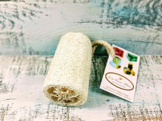 Organic 4 In Loofah Exfoliating Sponge Vegan Biodegradable