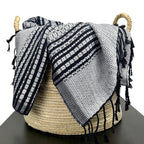Organic Cotton Cambodian Handloom Tapestry Throw Lightweight Textured Bed Sofa BandsCo Straps