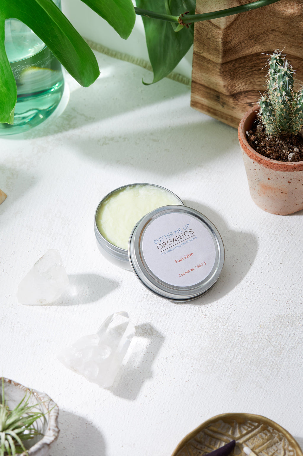 Organic Foot Salve For Cracked Heels Deep Repair Balm