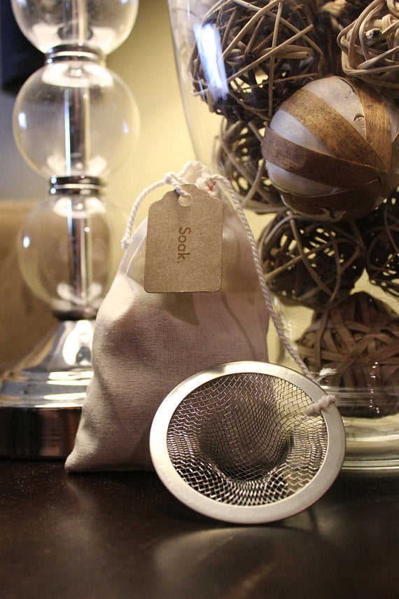 Organic Rejuvenating Bath Tea Sachet For Relaxing Soak