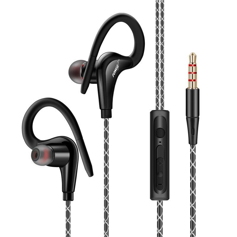 Original Sports Earphone Bluetooth Earphones with Charging case for Sport, Running, Workout Super Bass Headphones Sweatproof Running Headset With Mic Ear Hook Stevvex