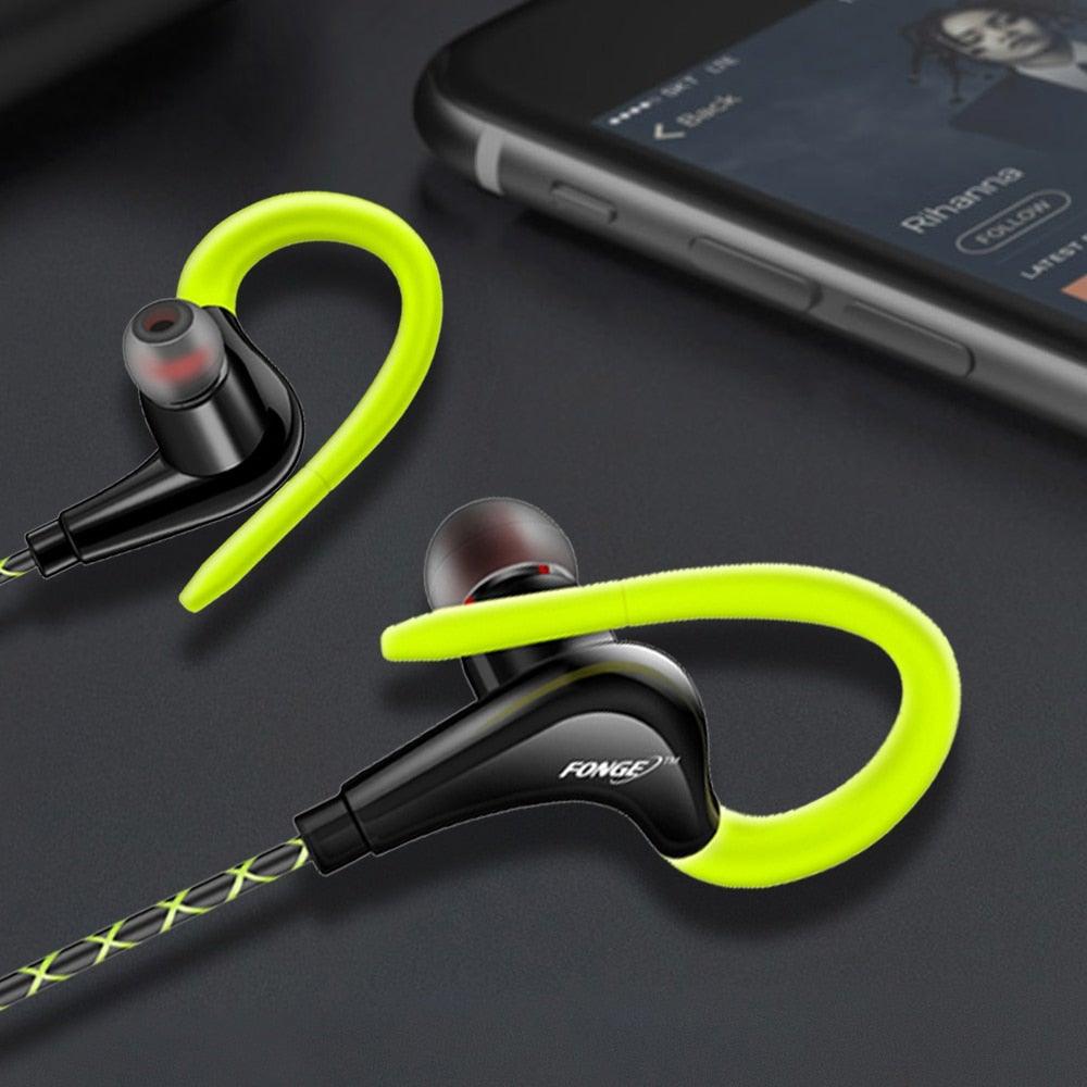Original Sports Earphone Bluetooth Earphones with Charging case for Sport, Running, Workout Super Bass Headphones Sweatproof Running Headset With Mic Ear Hook Stevvex