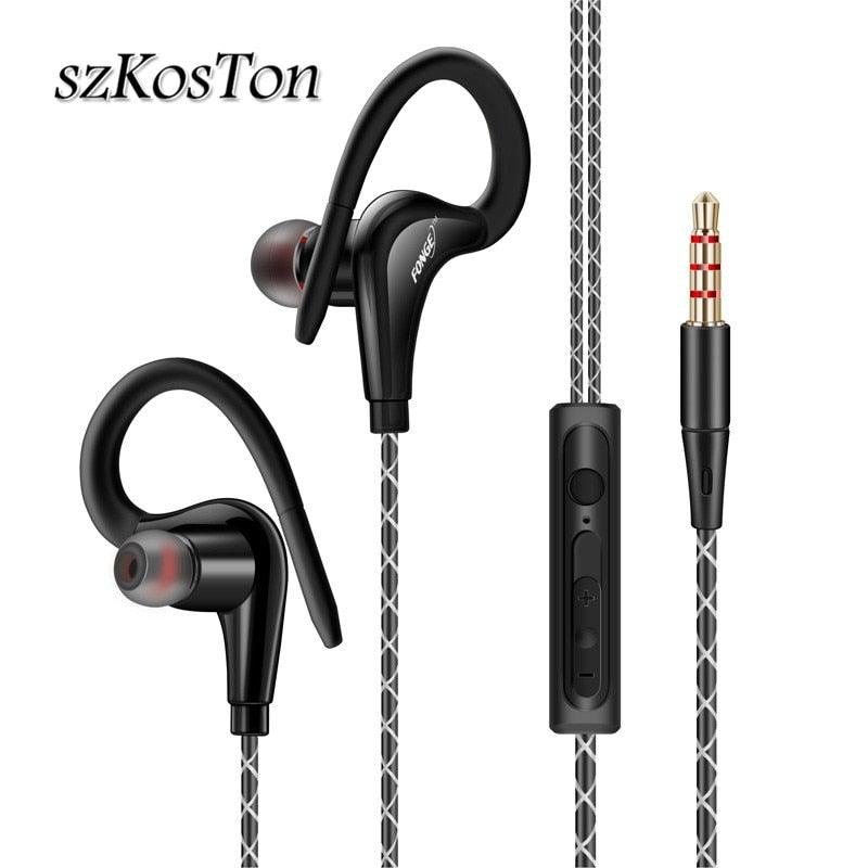 Original Sports Earphone Bluetooth Earphones with Charging case for Sport, Running, Workout Super Bass Headphones Sweatproof Running Headset With Mic Ear Hook Stevvex