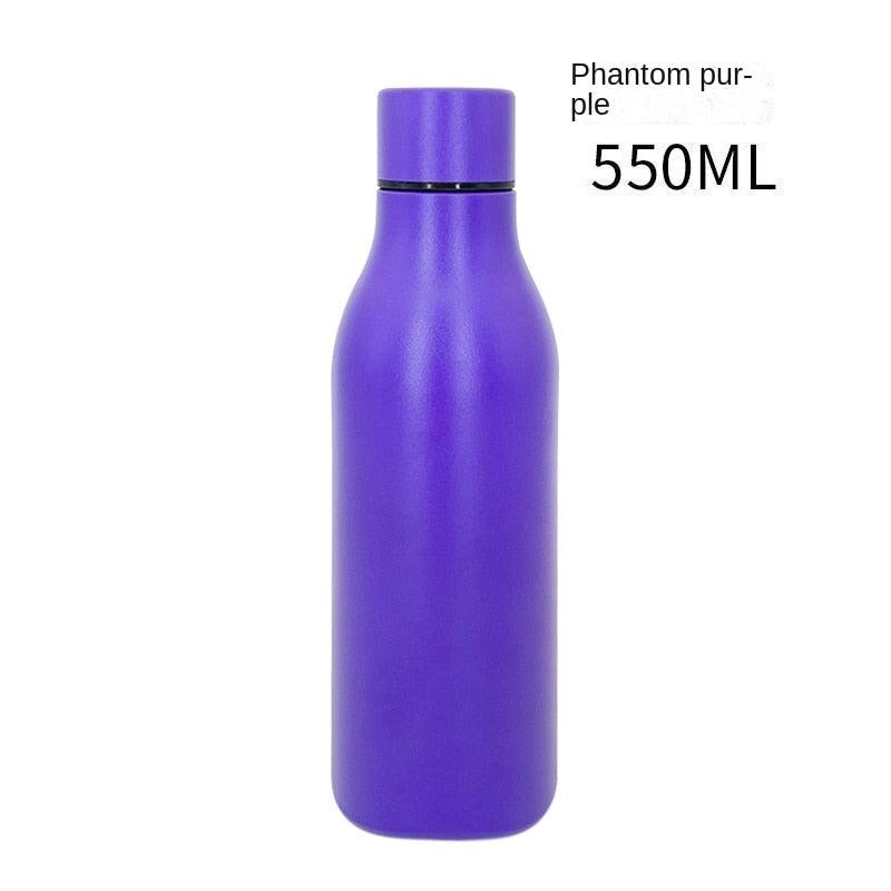 Original Stainless Steel Thermal Tea Cup Coffee Thermos Water Bottle Keeps Cold And Heat Outdoor Sport Vacuum Flask Eco Friendly Recycled Water Bottle Plastic Bottles Leakproof Reusable and BPA Free Stevvex