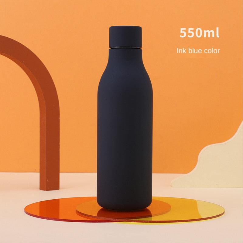 Original Stainless Steel Thermal Tea Cup Coffee Thermos Water Bottle Keeps Cold And Heat Outdoor Sport Vacuum Flask Eco Friendly Recycled Water Bottle Plastic Bottles Leakproof Reusable and BPA Free Stevvex