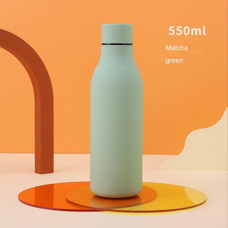 Original Stainless Steel Thermal Tea Cup Coffee Thermos Water Bottle Keeps Cold And Heat Outdoor Sport Vacuum Flask Eco Friendly Recycled Water Bottle Plastic Bottles Leakproof Reusable and BPA Free Stevvex
