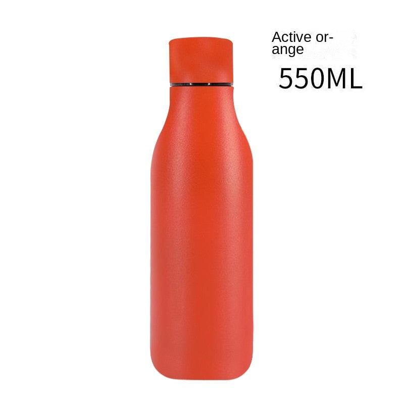 Original Stainless Steel Thermal Tea Cup Coffee Thermos Water Bottle Keeps Cold And Heat Outdoor Sport Vacuum Flask Eco Friendly Recycled Water Bottle Plastic Bottles Leakproof Reusable and BPA Free Stevvex