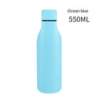 Original Stainless Steel Thermal Tea Cup Coffee Thermos Water Bottle Keeps Cold And Heat Outdoor Sport Vacuum Flask Eco Friendly Recycled Water Bottle Plastic Bottles Leakproof Reusable and BPA Free Stevvex