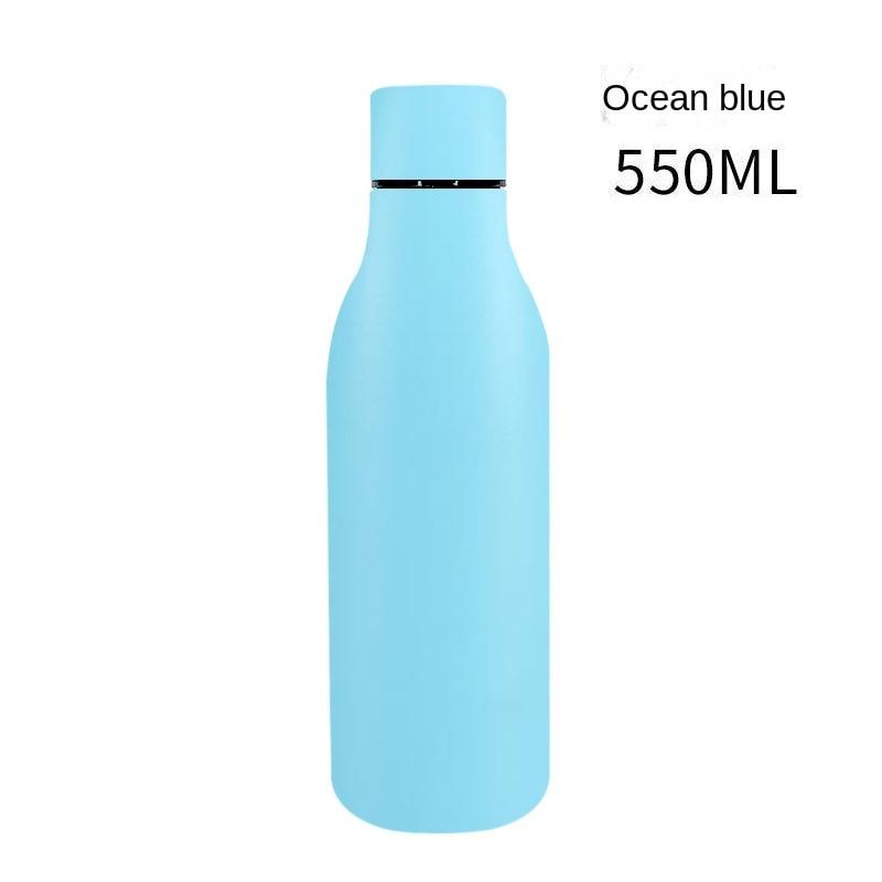 Original Stainless Steel Thermal Tea Cup Coffee Thermos Water Bottle Keeps Cold And Heat Outdoor Sport Vacuum Flask Eco Friendly Recycled Water Bottle Plastic Bottles Leakproof Reusable and BPA Free Stevvex