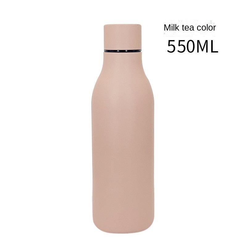 Original Stainless Steel Thermal Tea Cup Coffee Thermos Water Bottle Keeps Cold And Heat Outdoor Sport Vacuum Flask Eco Friendly Recycled Water Bottle Plastic Bottles Leakproof Reusable and BPA Free Stevvex