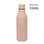 Original Stainless Steel Thermal Tea Cup Coffee Thermos Water Bottle Keeps Cold And Heat Outdoor Sport Vacuum Flask Eco Friendly Recycled Water Bottle Plastic Bottles Leakproof Reusable and BPA Free Stevvex