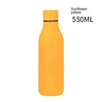 Original Stainless Steel Thermal Tea Cup Coffee Thermos Water Bottle Keeps Cold And Heat Outdoor Sport Vacuum Flask Eco Friendly Recycled Water Bottle Plastic Bottles Leakproof Reusable and BPA Free Stevvex