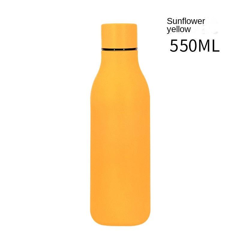 Original Stainless Steel Thermal Tea Cup Coffee Thermos Water Bottle Keeps Cold And Heat Outdoor Sport Vacuum Flask Eco Friendly Recycled Water Bottle Plastic Bottles Leakproof Reusable and BPA Free Stevvex
