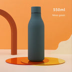 Original Stainless Steel Thermal Tea Cup Coffee Thermos Water Bottle Keeps Cold And Heat Outdoor Sport Vacuum Flask Eco Friendly Recycled Water Bottle Plastic Bottles Leakproof Reusable and BPA Free Stevvex