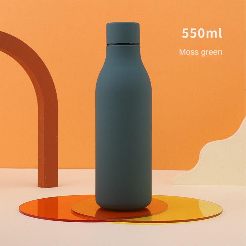 Original Stainless Steel Thermal Tea Cup Coffee Thermos Water Bottle Keeps Cold And Heat Outdoor Sport Vacuum Flask Eco Friendly Recycled Water Bottle Plastic Bottles Leakproof Reusable and BPA Free Stevvex