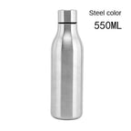 Original Stainless Steel Thermal Tea Cup Coffee Thermos Water Bottle Keeps Cold And Heat Outdoor Sport Vacuum Flask Eco Friendly Recycled Water Bottle Plastic Bottles Leakproof Reusable and BPA Free Stevvex