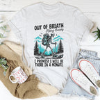 Out Of Breath Hiking Society Tee Peachy Sunday