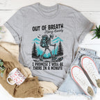 Out Of Breath Hiking Society Tee Peachy Sunday