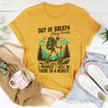 Out Of Breath Hiking Society Tee Peachy Sunday