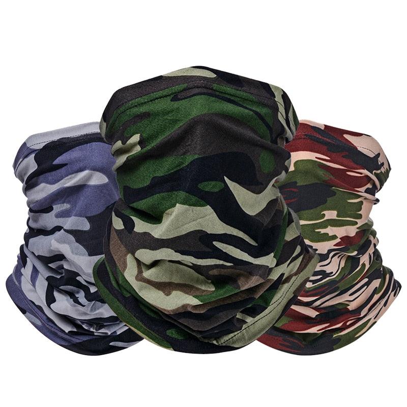 Outdoor Balaclava Bandana Uv Biker Cover Scarf Seamless Magic Headband Camouflage Neck Gaiter Face Cover Headwear Scarf Uniesx Men Women Bandanas Polyester Breathable Windproof Anti UV Neck Cover Camping Hiking Climbing Face Mask Headband Stevvex
