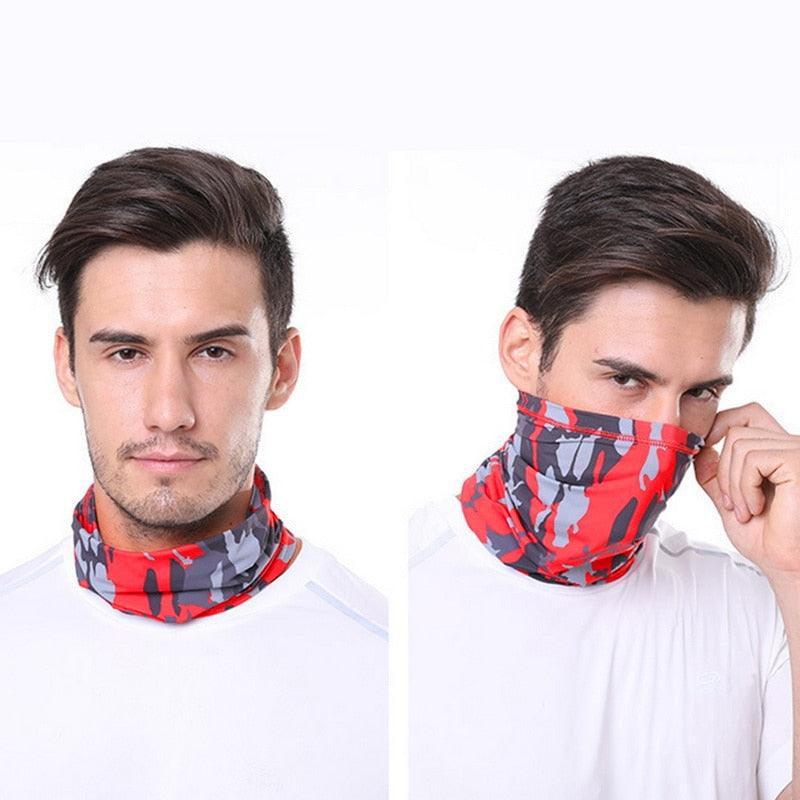Outdoor Balaclava Bandana Uv Biker Cover Scarf Seamless Magic Headband Camouflage Neck Gaiter Face Cover Headwear Scarf Uniesx Men Women Bandanas Polyester Breathable Windproof Anti UV Neck Cover Camping Hiking Climbing Face Mask Headband Stevvex