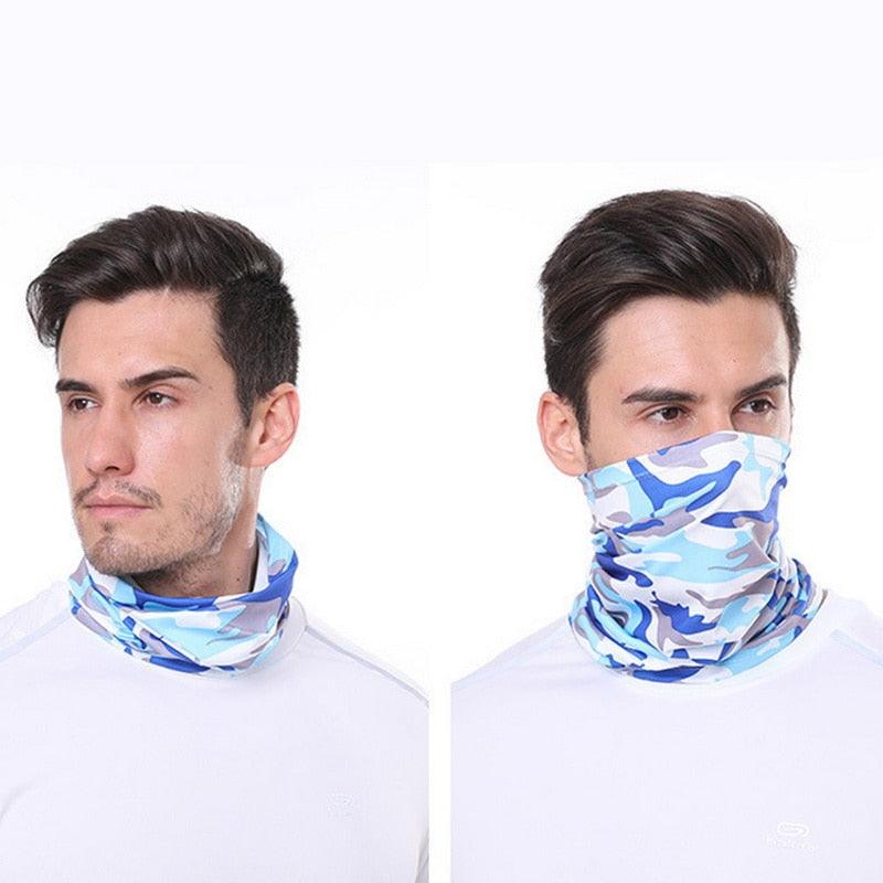 Outdoor Balaclava Bandana Uv Biker Cover Scarf Seamless Magic Headband Camouflage Neck Gaiter Face Cover Headwear Scarf Uniesx Men Women Bandanas Polyester Breathable Windproof Anti UV Neck Cover Camping Hiking Climbing Face Mask Headband Stevvex