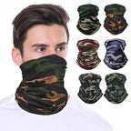 Outdoor Balaclava Bandana Uv Biker Cover Scarf Seamless Magic Headband Camouflage Neck Gaiter Face Cover Headwear Scarf Uniesx Men Women Bandanas Polyester Breathable Windproof Anti UV Neck Cover Camping Hiking Climbing Face Mask Headband Stevvex
