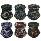 Outdoor Balaclava Bandana Uv Biker Cover Scarf Seamless Magic Headband Camouflage Neck Gaiter Face Cover Headwear Scarf Uniesx Men Women Bandanas Polyester Breathable Windproof Anti UV Neck Cover Camping Hiking Climbing Face Mask Headband Stevvex