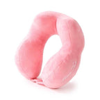 Outdoor Neck Support Pillow Headrest Travel Folding Slow Rebound Journey Trip Cushion Memory Foam Travel Pillow Neck Pillow, Ideal for Airplane Travel Comfortable Lightweight Improved Support Design Machine Washable Cover Must Have Travel Accessories