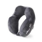 Outdoor Neck Support Pillow Headrest Travel Folding Slow Rebound Journey Trip Cushion Memory Foam Travel Pillow Neck Pillow, Ideal for Airplane Travel Comfortable Lightweight Improved Support Design Machine Washable Cover Must Have Travel Accessories