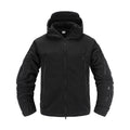 Outdoor Tactical Fleece Jacket Lightweight Uniform Soft Casual Hooded Jacket Thermal Fleece Coat Jacket With Hood Outdoor Sport Hiking Camping Clothing Training Jackets Men Thermal Warm Autumn Clothing Stevvex