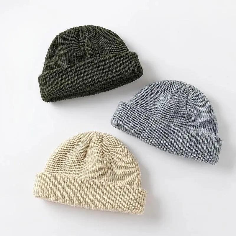 Outdoor Warm One Size Comfortable Short Style Cap Unisex Autumn Cap For Men And Women Soft Beanies Stevvex