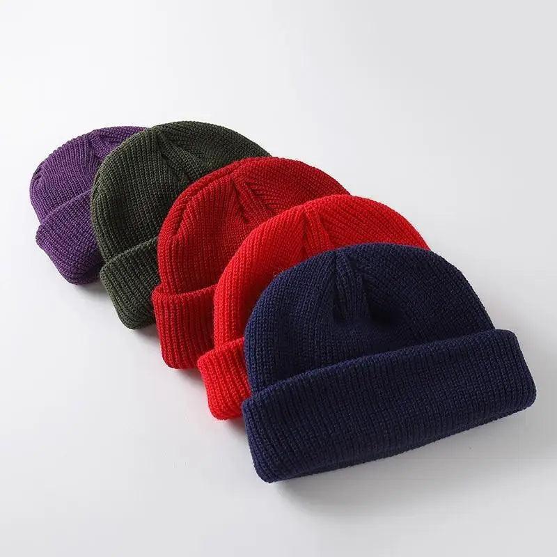 Outdoor Warm One Size Comfortable Short Style Cap Unisex Autumn Cap For Men And Women Soft Beanies Stevvex