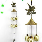 Outdoor Wind Chimes Yard Antique Superb Garden Copper Bells Wind-chimes Wall Hanging Decorations Best Metal Musical Wind Chime Home Decoration Amazing Addition To  Patio Porch Garden Backyard