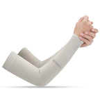 Outdoors Arm Sleeves Bicycle Sleeves Sun Protection Arm Cooling Sleeve Warmers UV Protection Sleeves Multi-functional High-elastic Outdoor Sports Sleeves Summer Sun Protection Running Cycling Sleeves Sunscreen Arm Warmer Sun Arm Cover Stevvex