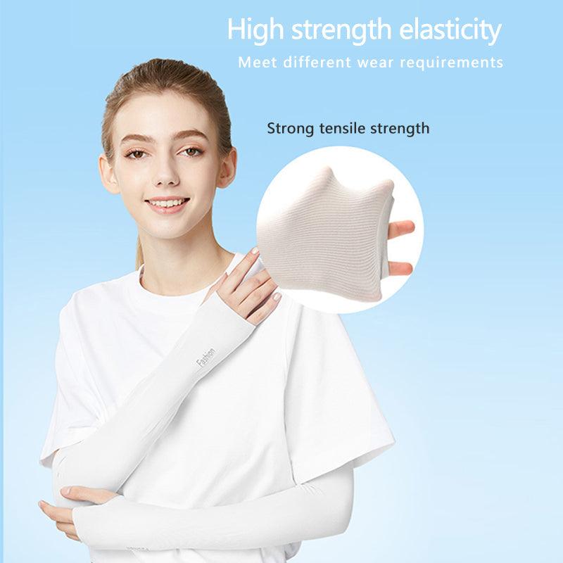 Outdoors Arm Sleeves Bicycle Sleeves Sun Protection Arm Cooling Sleeve Warmers UV Protection Sleeves Multi-functional High-elastic Outdoor Sports Sleeves Summer Sun Protection Running Cycling Sleeves Sunscreen Arm Warmer Sun Arm Cover Stevvex