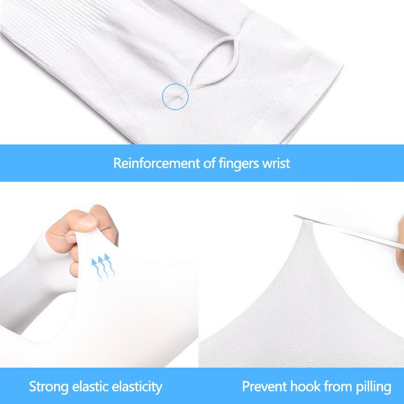 Outdoors Arm Sleeves Bicycle Sleeves Sun Protection Arm Cooling Sleeve Warmers UV Protection Sleeves Multi-functional High-elastic Outdoor Sports Sleeves Summer Sun Protection Running Cycling Sleeves Sunscreen Arm Warmer Sun Arm Cover Stevvex