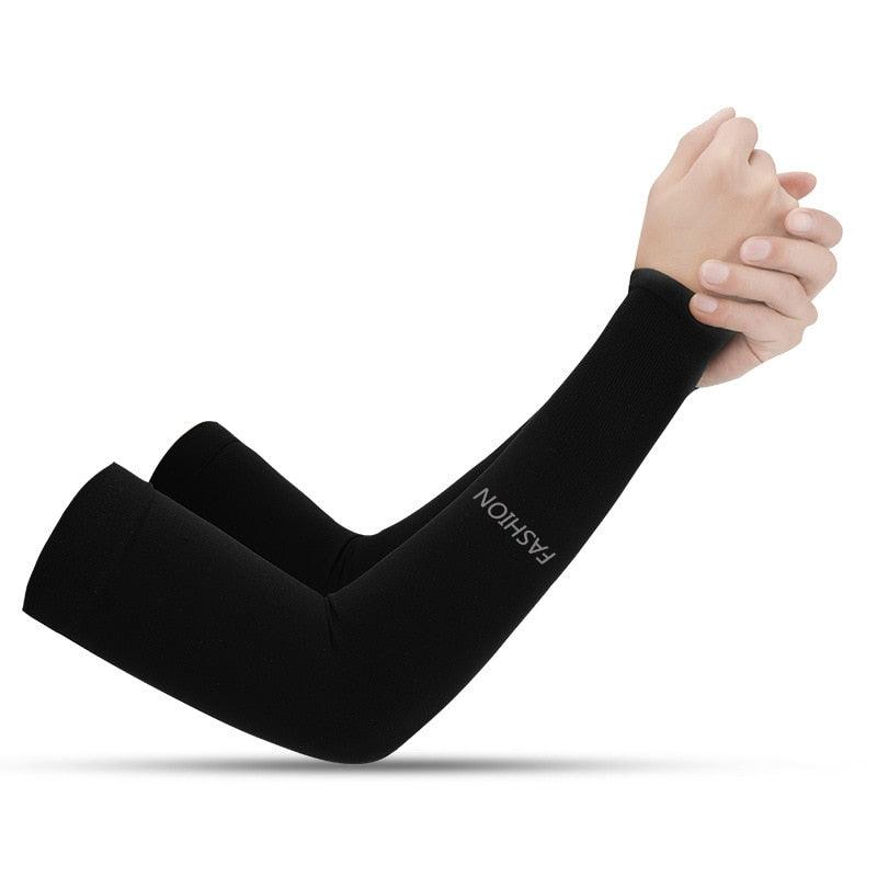 Outdoors Arm Sleeves Bicycle Sleeves Sun Protection Arm Cooling Sleeve Warmers UV Protection Sleeves Multi-functional High-elastic Outdoor Sports Sleeves Summer Sun Protection Running Cycling Sleeves Sunscreen Arm Warmer Sun Arm Cover Stevvex