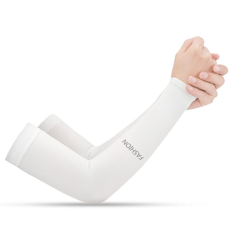 Outdoors Arm Sleeves Bicycle Sleeves Sun Protection Arm Cooling Sleeve Warmers UV Protection Sleeves Multi-functional High-elastic Outdoor Sports Sleeves Summer Sun Protection Running Cycling Sleeves Sunscreen Arm Warmer Sun Arm Cover Stevvex