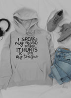 I Speak My Mind Because It Hoodie Lootquake LLC
