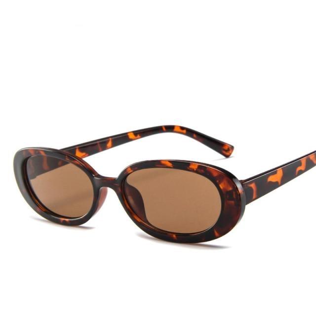 Oval Sunglasses For Women Retro Designer Glasses For  Women/Men Small Eyewear For Women Tiny Small 90s Sunglasses Women Polarized Retro Oval Sunglasses Tinted Glasses Stevvex