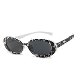 Oval Sunglasses For Women Retro Designer Glasses For  Women/Men Small Eyewear For Women Tiny Small 90s Sunglasses Women Polarized Retro Oval Sunglasses Tinted Glasses Stevvex