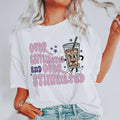 Over Caffeinated And Over Stimulated Tee Peachy Sunday