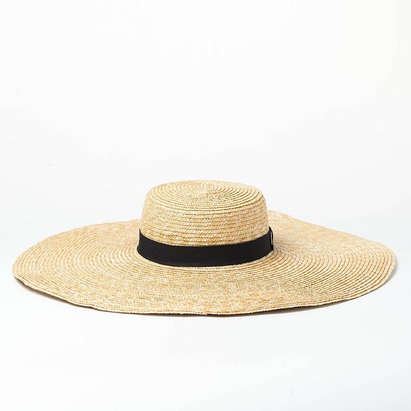 Oversized Big Modern Straw Hats For Women Summer Large Brim Sun Hat Luxury Beach Hat UV Protection Comfortable Hat For Party Summer Accessories Stevvex