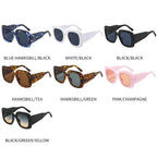 Oversized Leopard Unique & Attractive Designer Sunglasses For Women & Men Luxury Shades In Brown Square Size Sun Glasses Luxury Square Gradient Sun Glasses Shades Stevvex