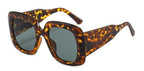 Oversized Leopard Unique & Attractive Designer Sunglasses For Women & Men Luxury Shades In Brown Square Size Sun Glasses Luxury Square Gradient Sun Glasses Shades Stevvex