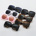 Oversized Leopard Unique & Attractive Designer Sunglasses For Women & Men Luxury Shades In Brown Square Size Sun Glasses Luxury Square Gradient Sun Glasses Shades Stevvex